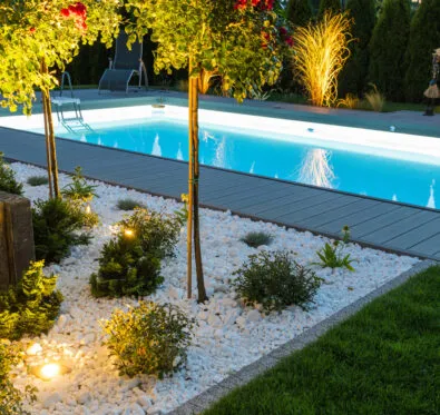 Poolcraft Ltd - view of a luxury outdoor exercise pool