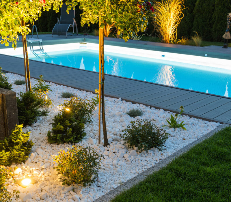 Poolcraft Ltd - view of a luxury outdoor exercise pool