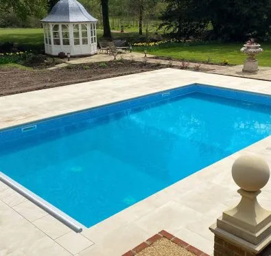 Poolcraft Ltd - Inground outside pool installation in Swallowfield