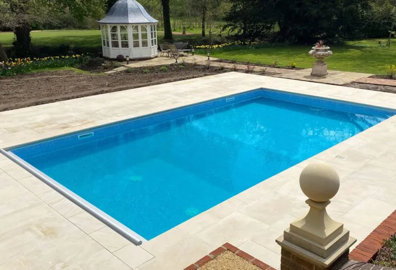 Poolcraft Ltd - Inground outside pool installation in Swallowfield